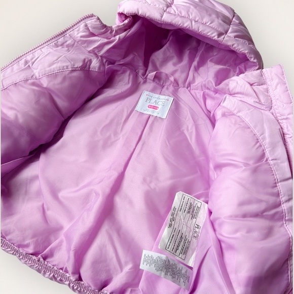 NWT Children’s Place Toddler Girls Hooded Puffer Jacket - Picture 5 of 6